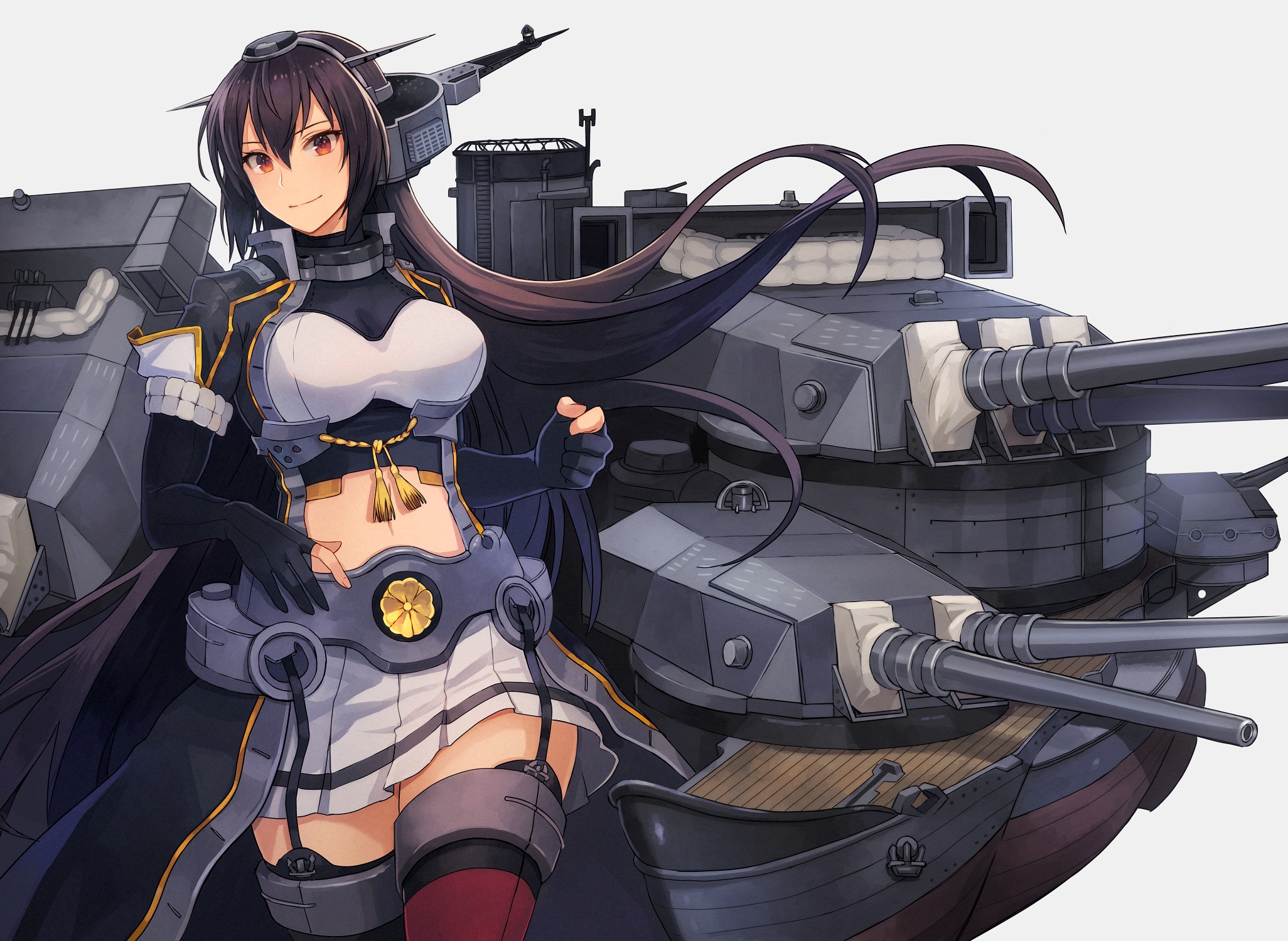 Kasumi Skchkko Kantai Collection Nagato Kancolle Stockings